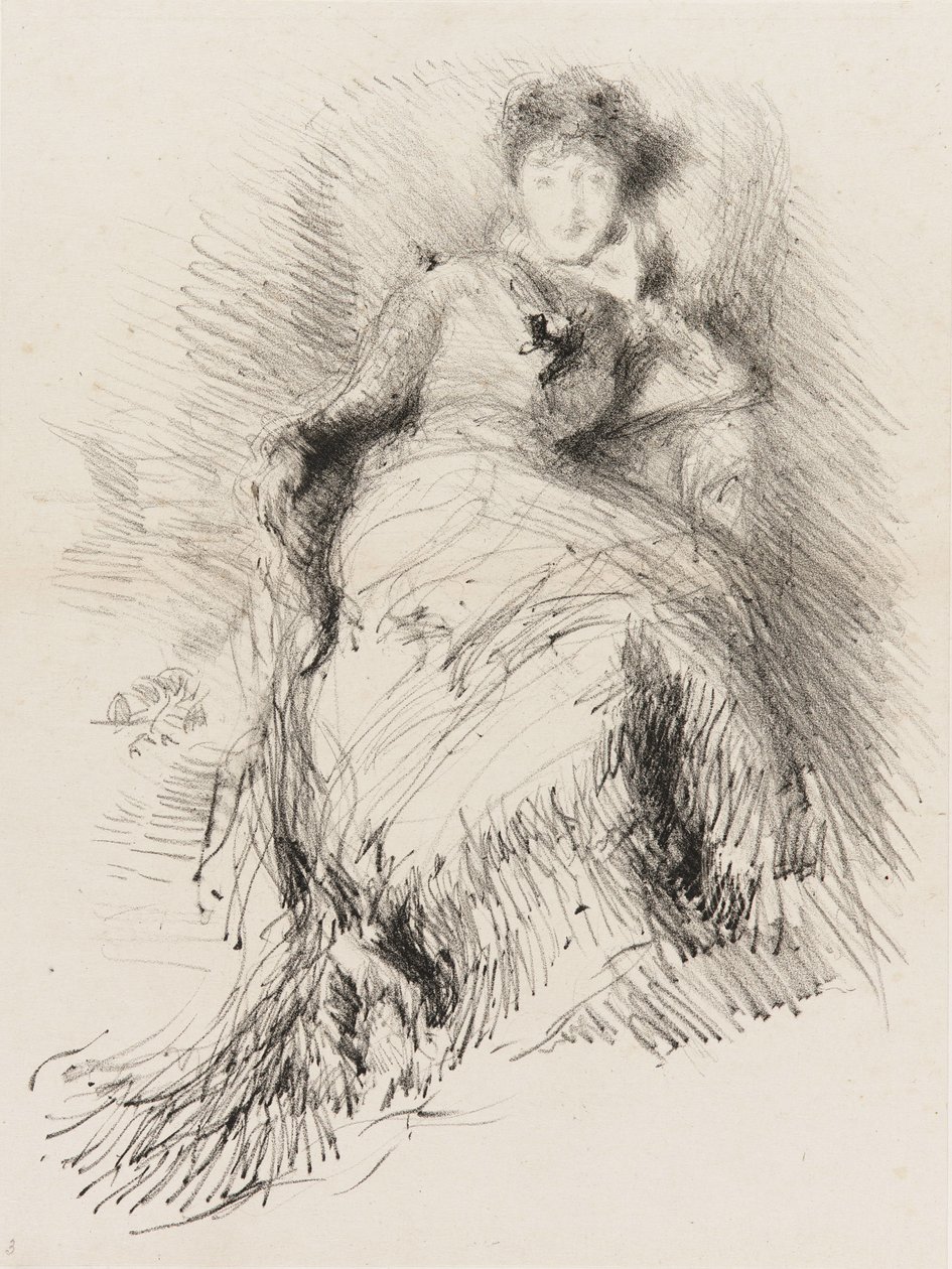Studie, 1878 door James Abbott McNeill Whistler