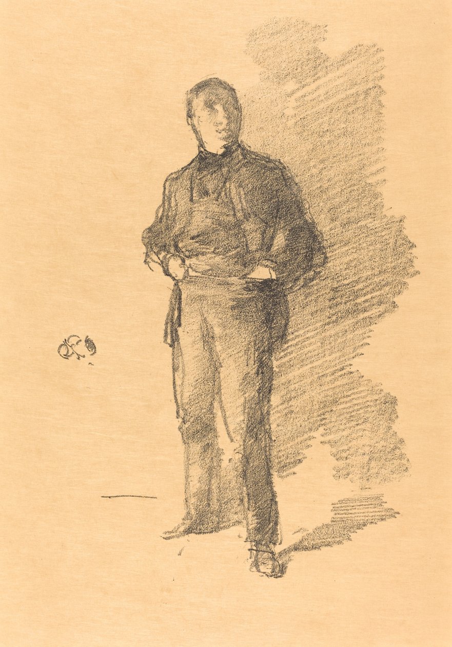Studie Nr. 1: Mr. Thomas Way, 1896 door James Abbott McNeill Whistler