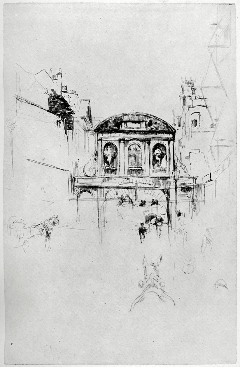 Temple Bar door James Abbott McNeill Whistler