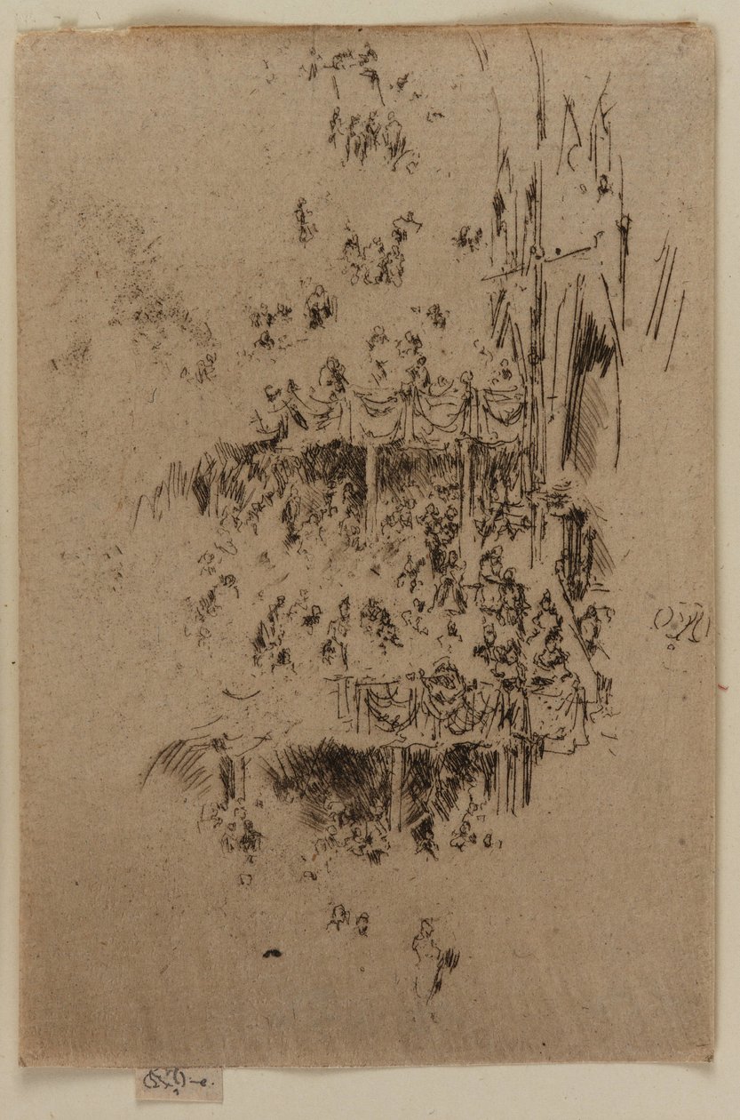 Het Abdijjubileum door James Abbott McNeill Whistler
