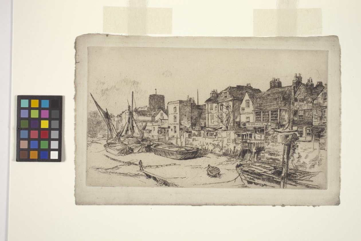 De "Adam en Eva", Oud Chelsea door James Abbott McNeill Whistler