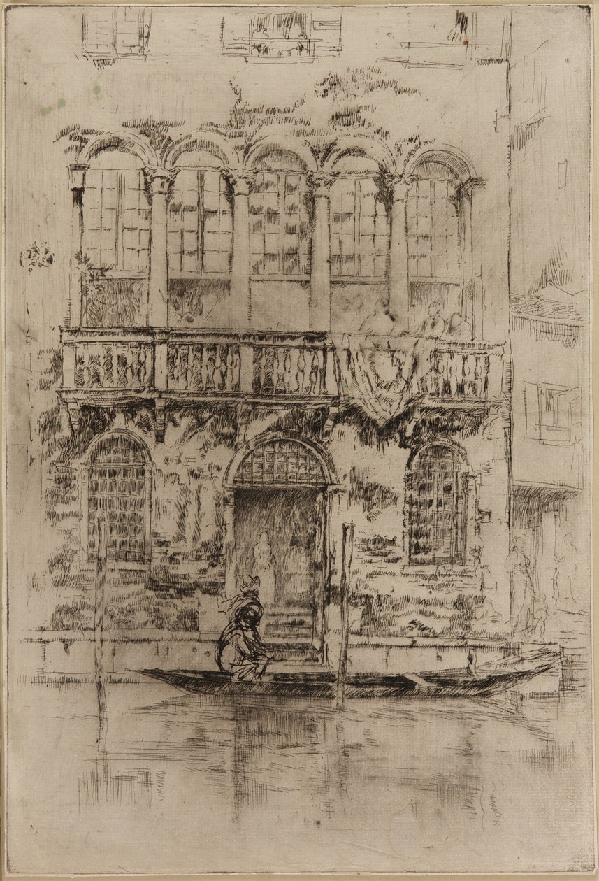 Het Balkon, 1879-1880 door James Abbott McNeill Whistler