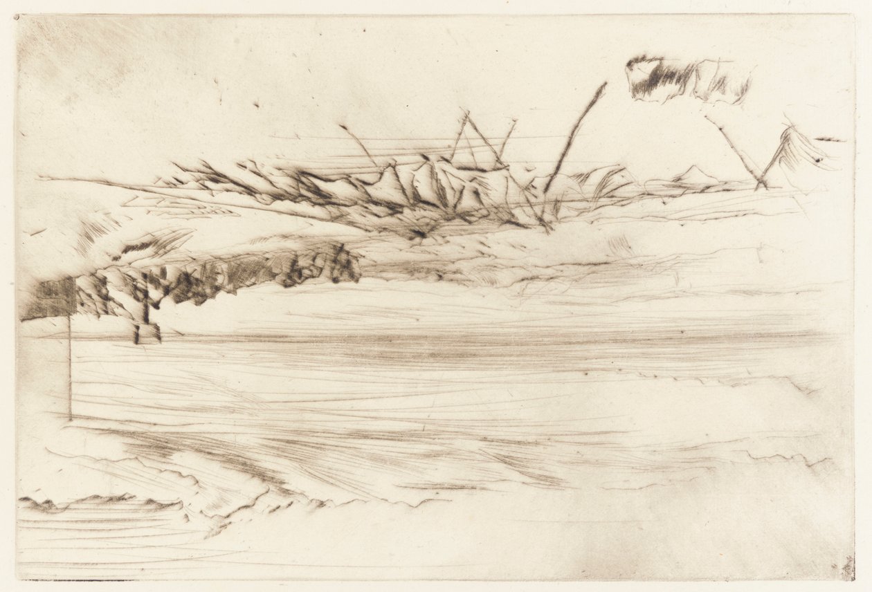 Het Strand, Hastings door James Abbott McNeill Whistler