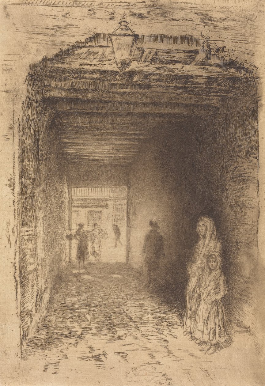 De Bedelaars, 1879-1880 door James Abbott McNeill Whistler