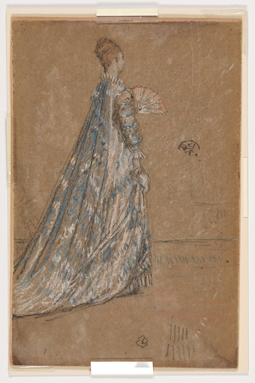 De blauwe jurk door James Abbott McNeill Whistler