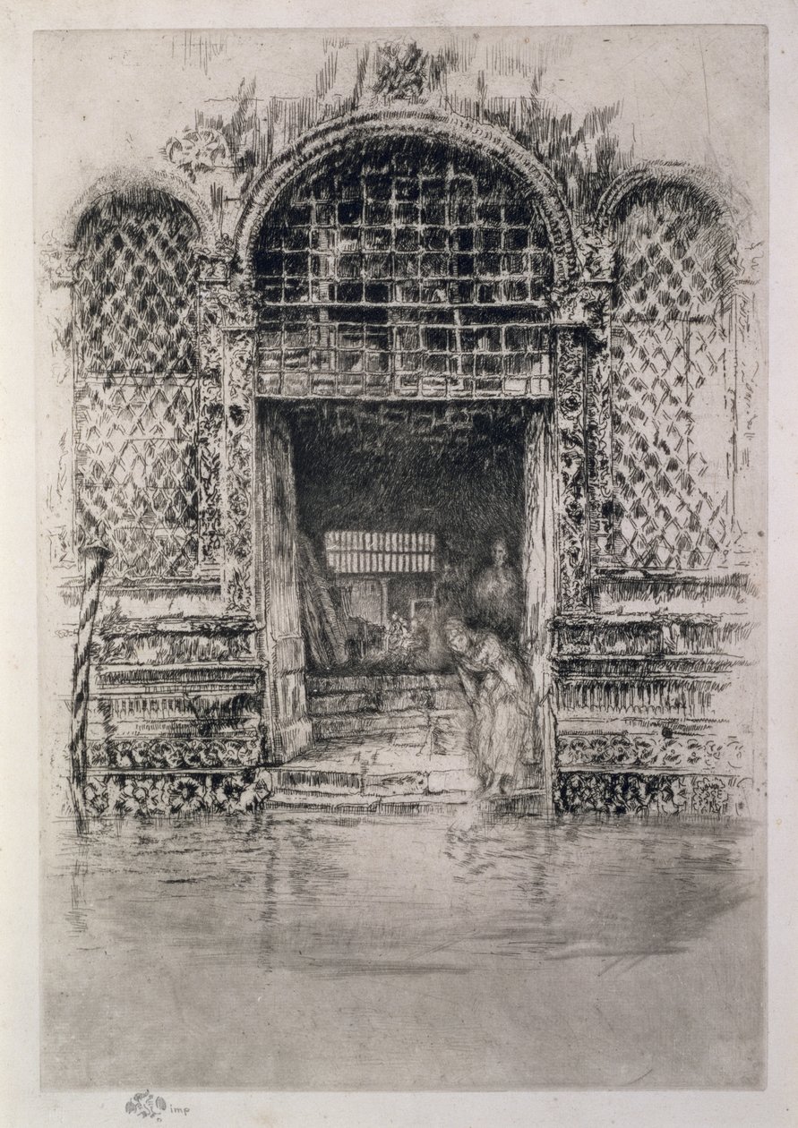 De deuropening, 1879-80 door James Abbott McNeill Whistler