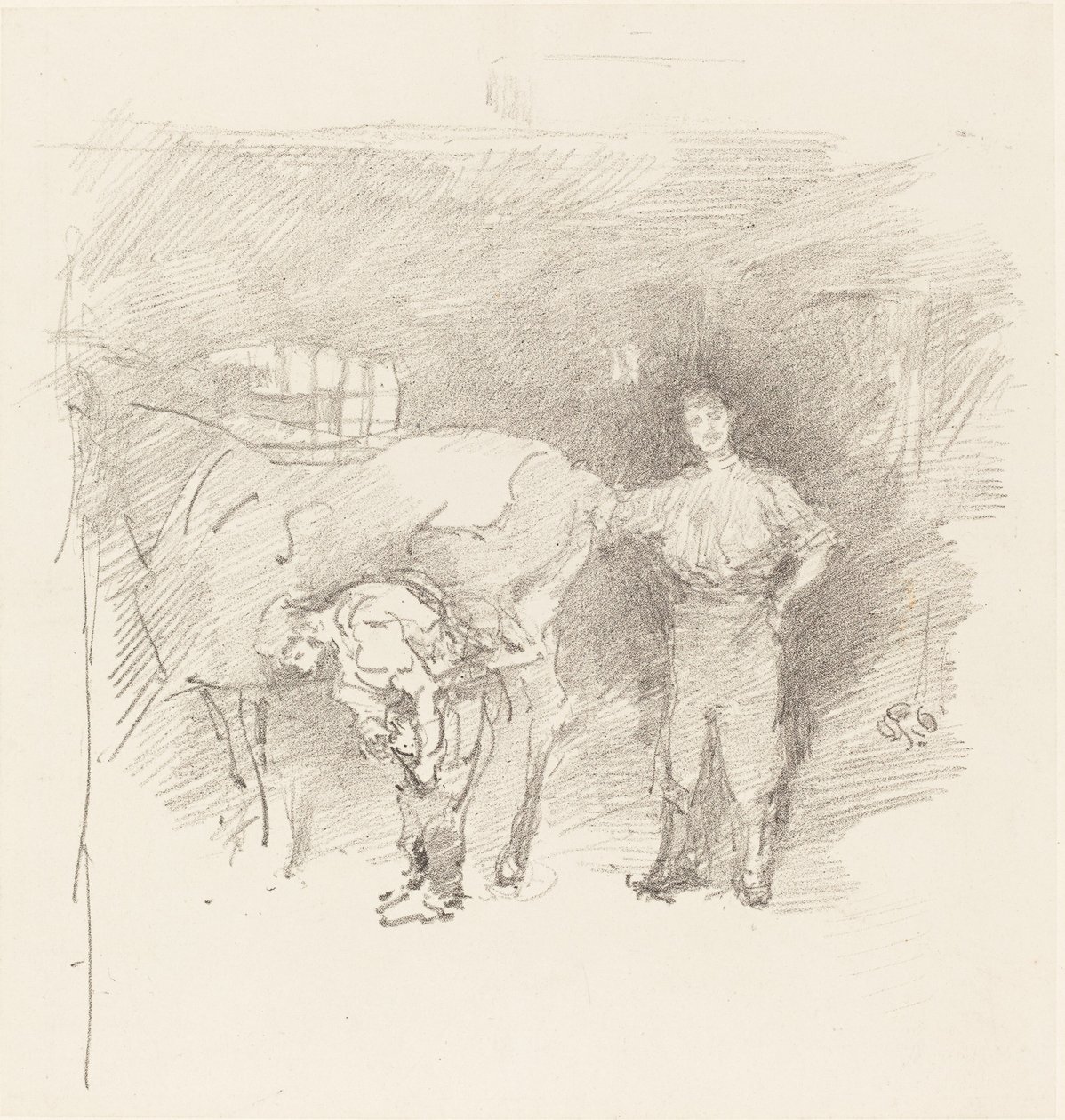 De Hoefsmeden, 1888 door James Abbott McNeill Whistler