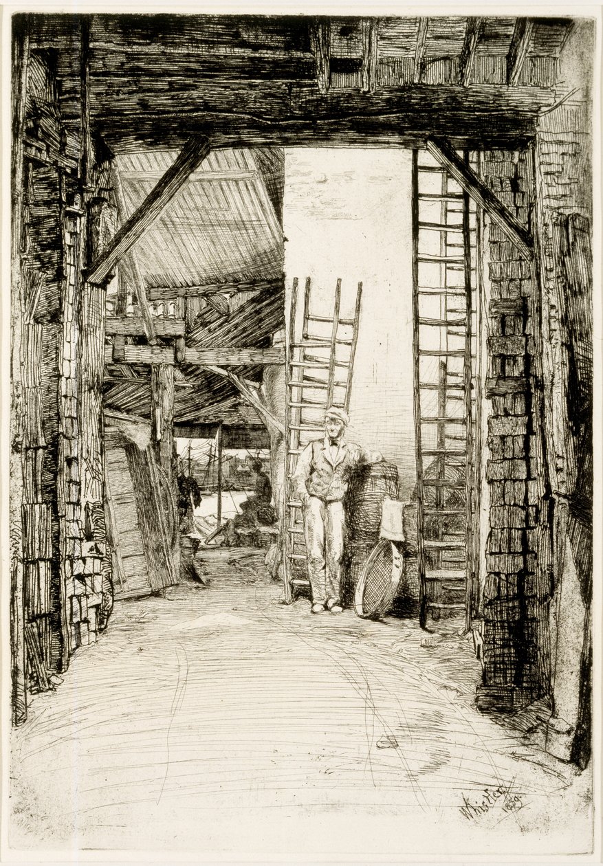 De kalkbrander, 1859 door James Abbott McNeill Whistler