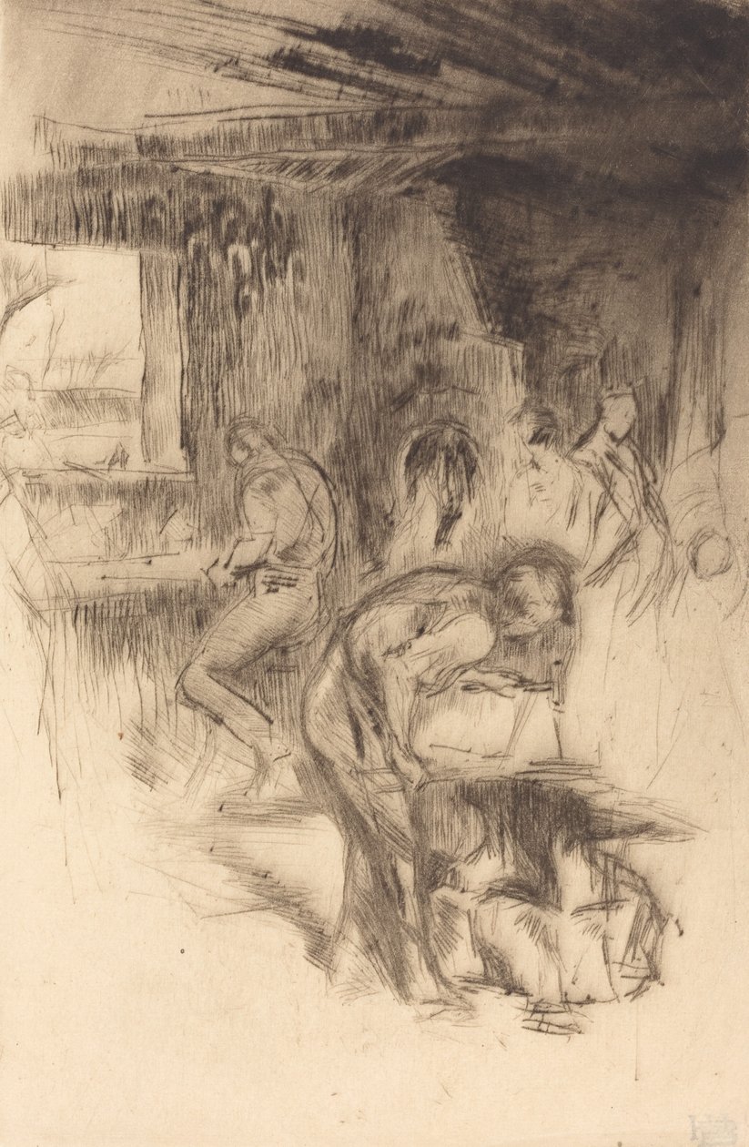 De Kleine Smidse, 1875 door James Abbott McNeill Whistler