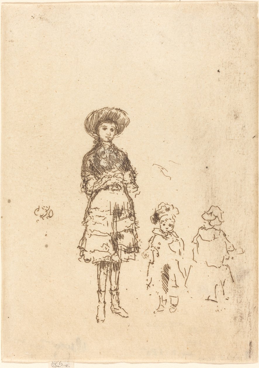 De Kleine Verpleegster door James Abbott McNeill Whistler