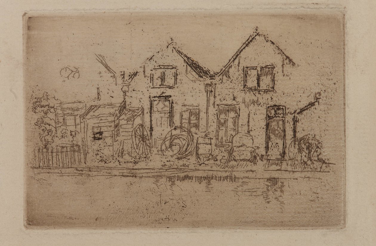 De kleine wagenmaker, 1884 door James Abbott McNeill Whistler
