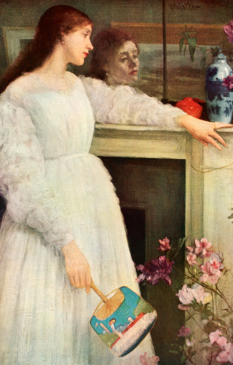 Het kleine witte meisje, Boekplaat door James Abbott McNeill Whistler