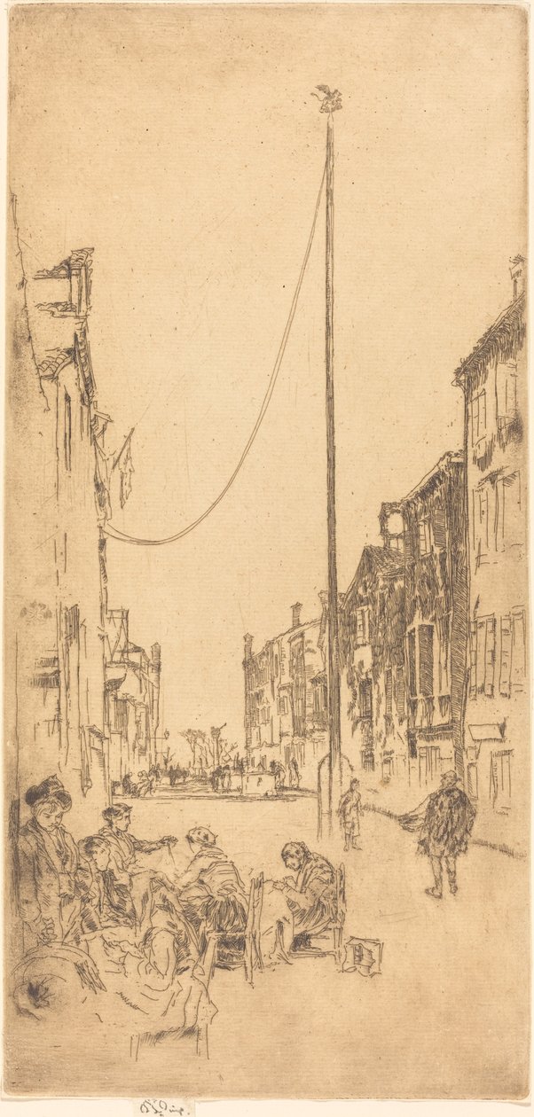 De mast door James Abbott McNeill Whistler