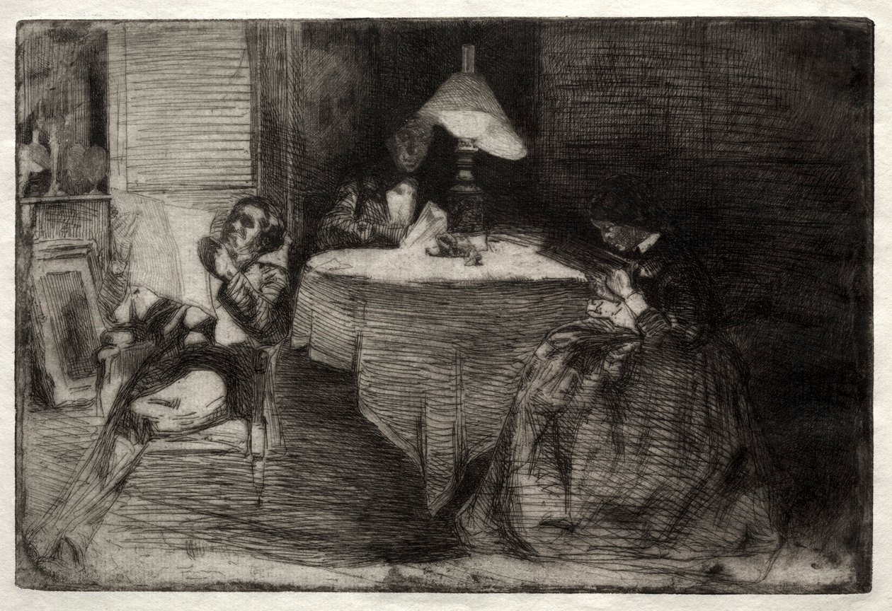De muziekkamer door James Abbott McNeill Whistler