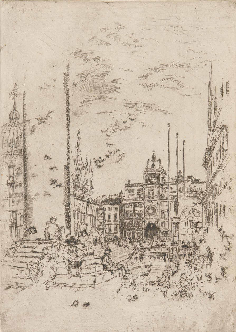 De Piazzetta, 1879-1880 door James Abbott McNeill Whistler