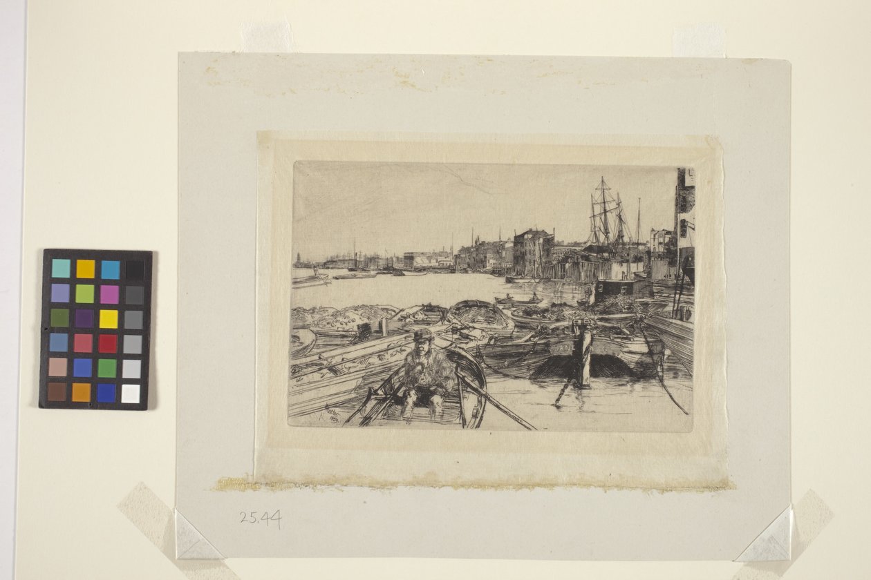 Het zwembad door James Abbott McNeill Whistler