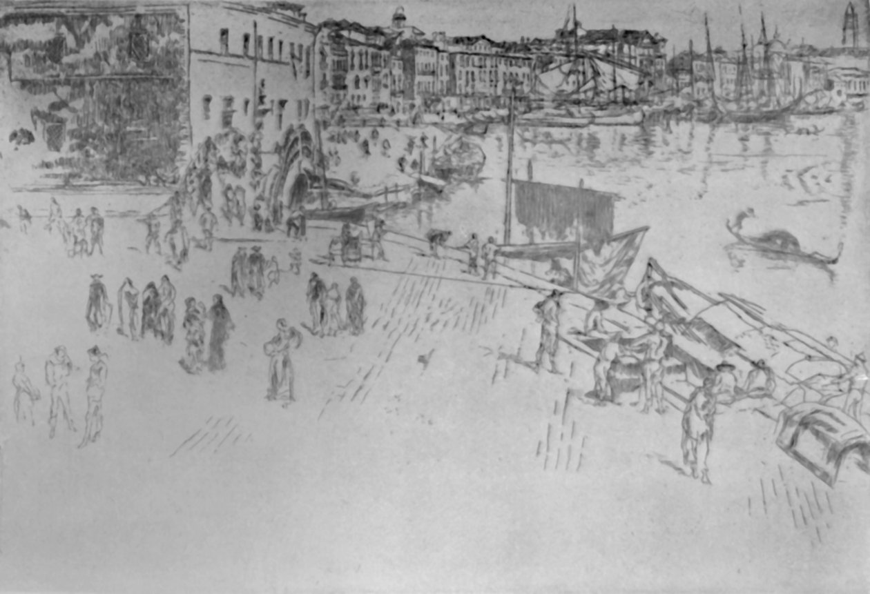 De Riva nr. 1, 1879-1880, 1925 door James Abbott McNeill Whistler