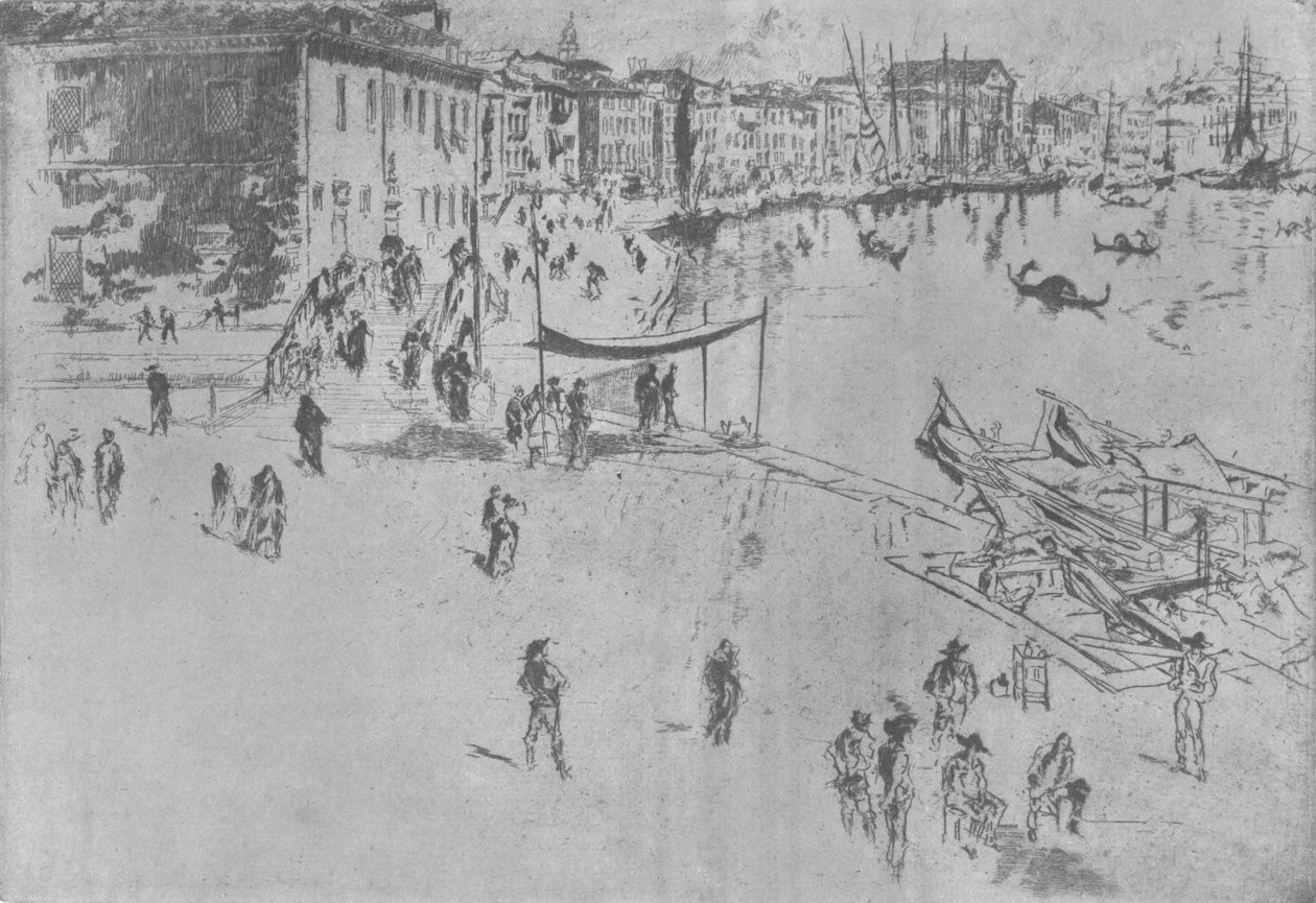 De Riva, Nummer Twee, c1880, 1904 door James Abbott McNeill Whistler
