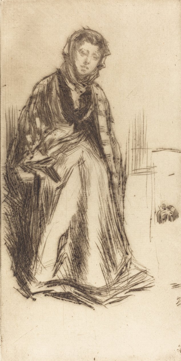 De Schotse weduwe, 1875 door James Abbott McNeill Whistler