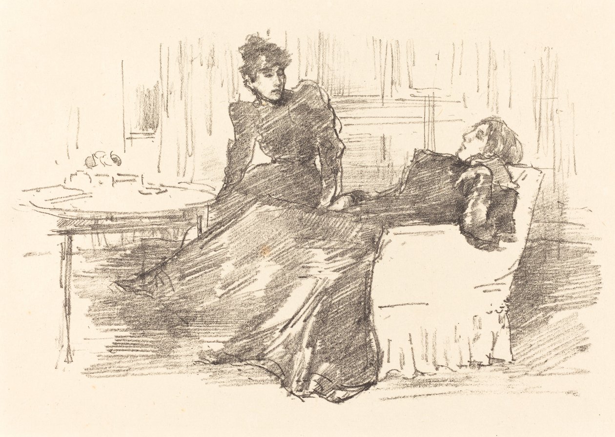 De Zusters, 1894-1895 door James Abbott McNeill Whistler