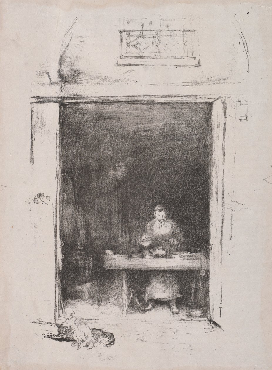 De Smid: Passage du Dragon, 1894 door James Abbott McNeill Whistler