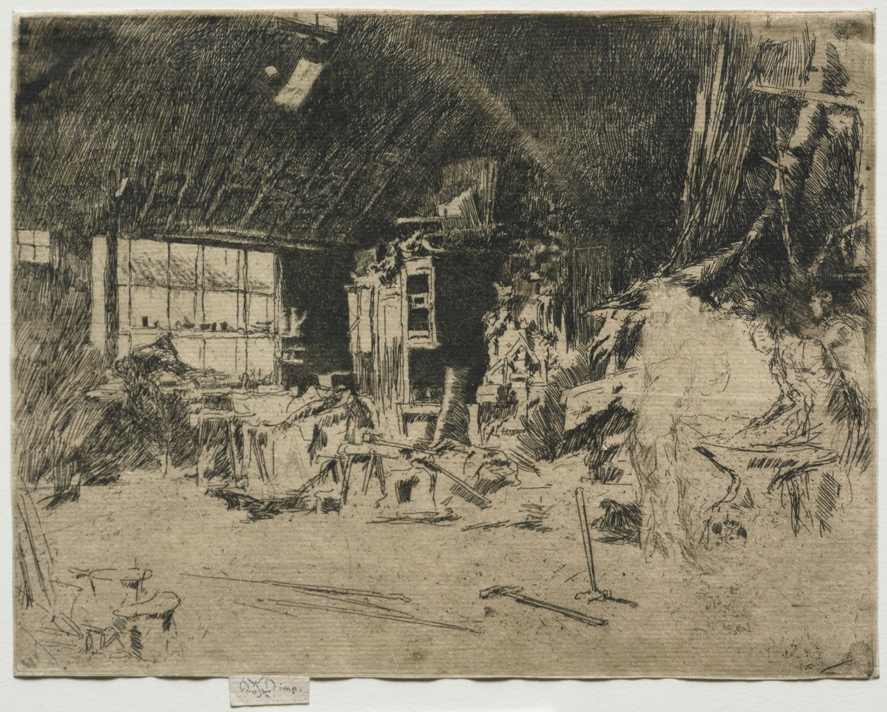 De smederij door James Abbott McNeill Whistler