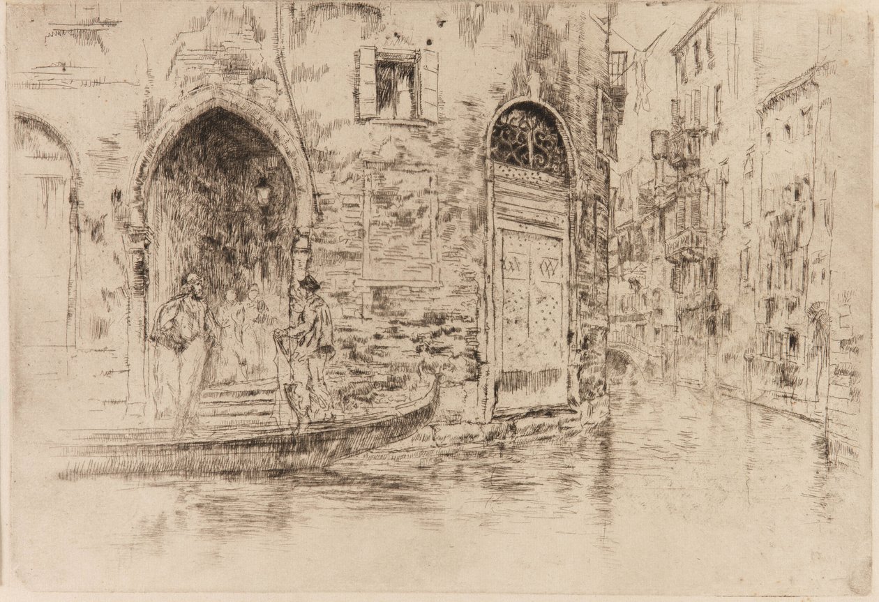 De Twee Deuren door James Abbott McNeill Whistler