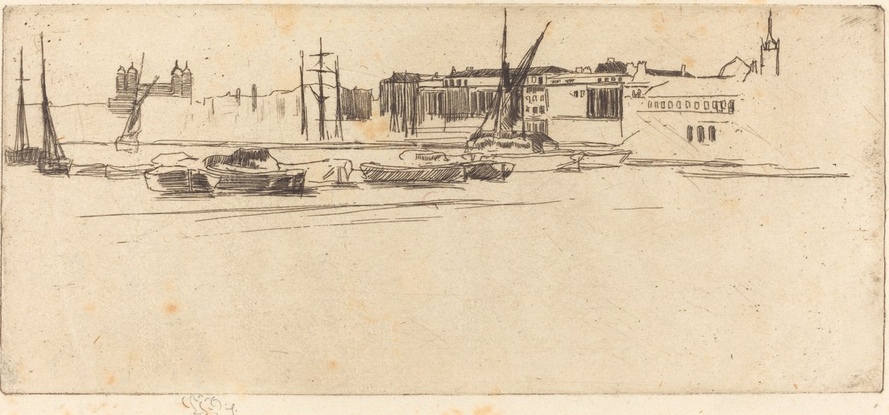 De Witte Toren door James Abbott McNeill Whistler