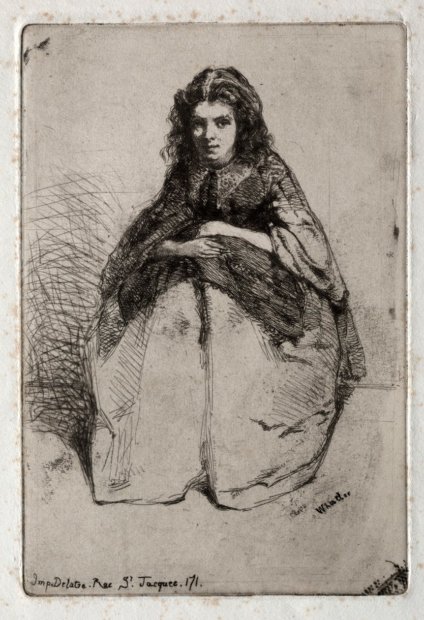 Twaalf etsen uit de natuur: Fumette, 1858 door James Abbott McNeill Whistler