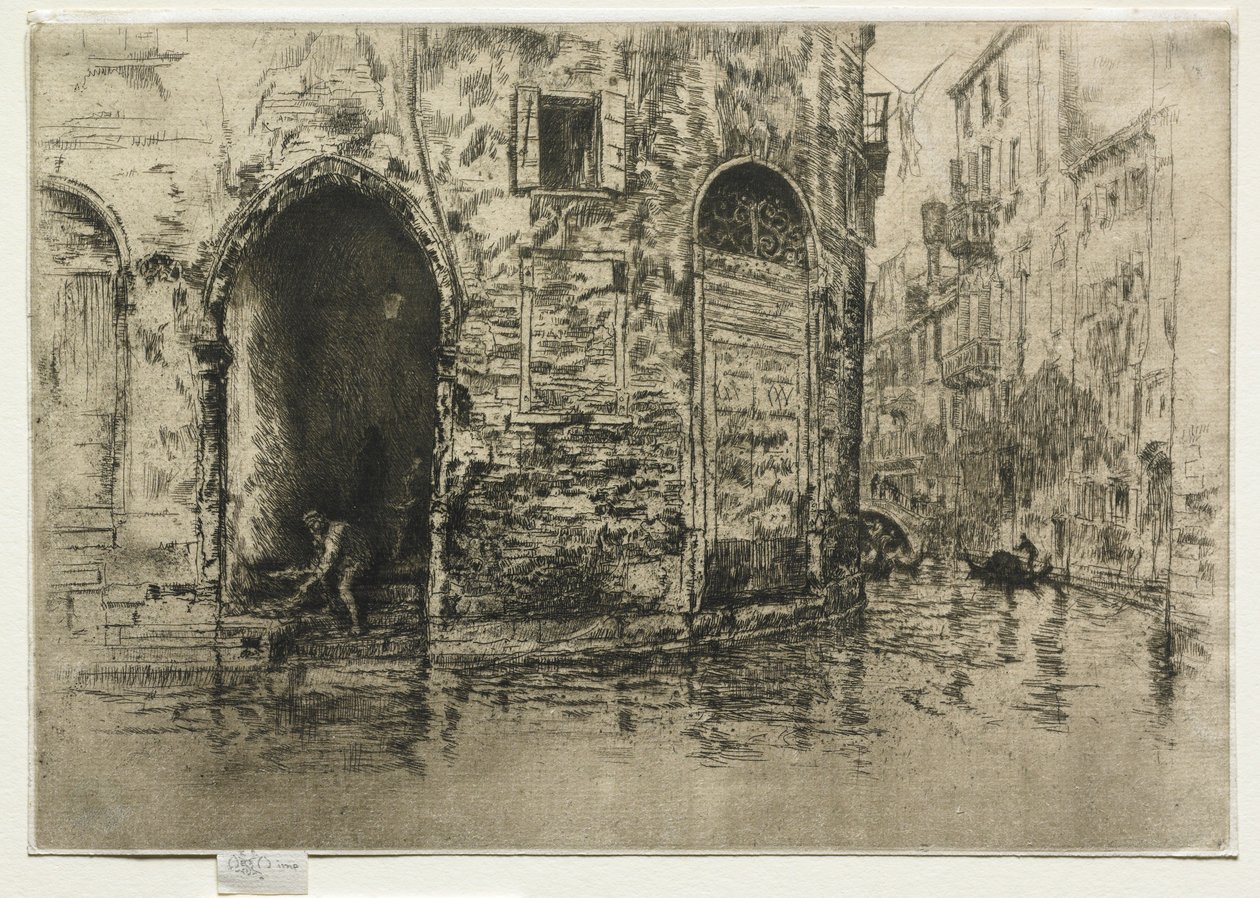 Twee Deuren, 1880 door James Abbott McNeill Whistler