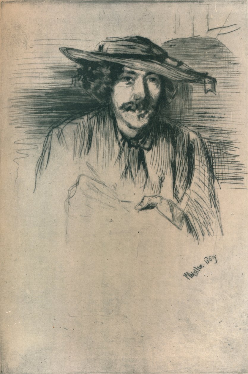 Whistler, 1859, 1904 door James Abbott McNeill Whistler