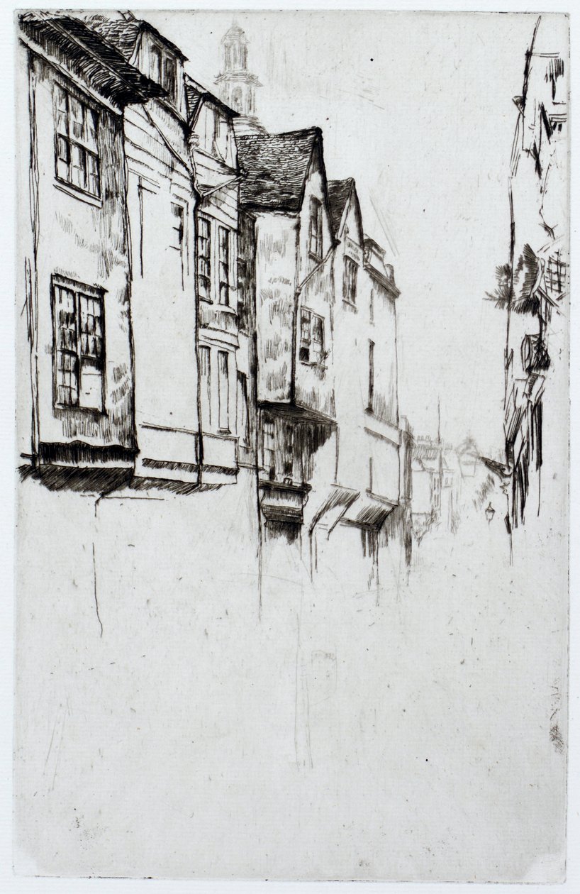Wych Street door James Abbott McNeill Whistler