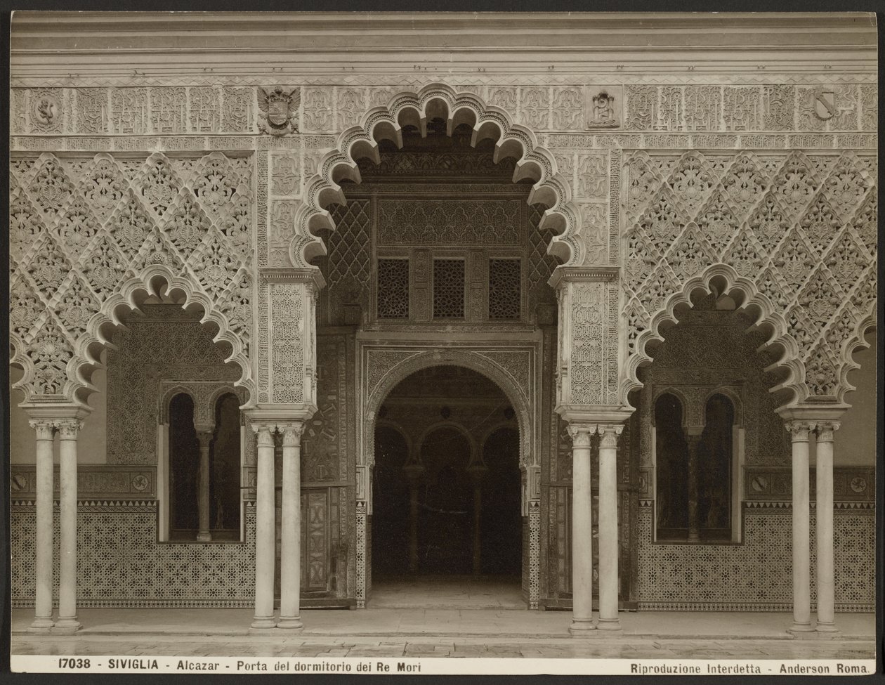 Alcázar, deuropening naar de slaapkamer van de Moorse koningen door James Anderson