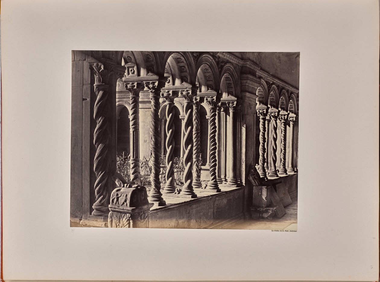 Het klooster van Sint-Paulus. Interieur door James Anderson