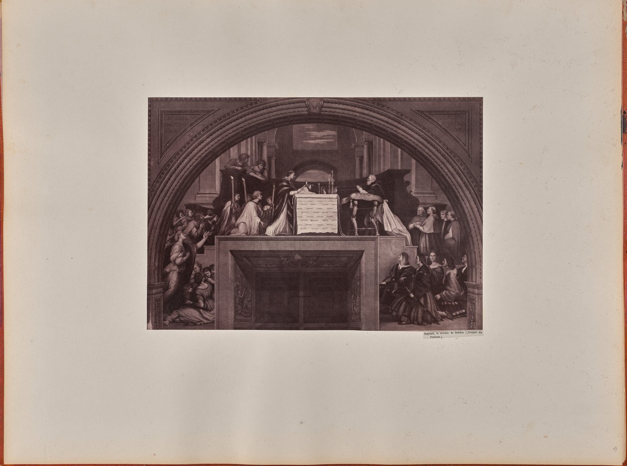 Rafaël, Het wonder van Bolsene (Vaticaanse fresco) door James Anderson