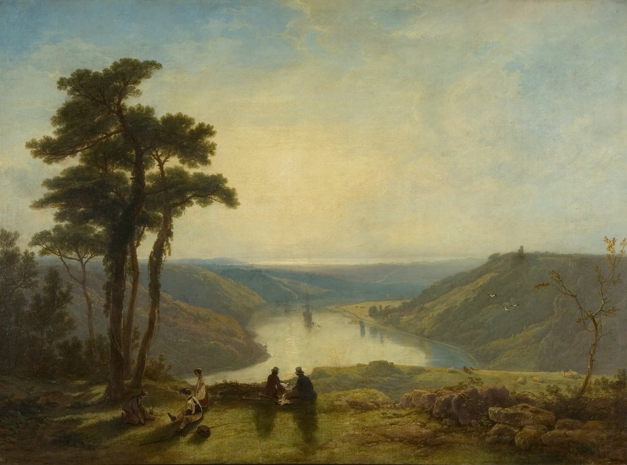 Uitzicht op de Avon vanaf Durdham Down door James Baker Pyne