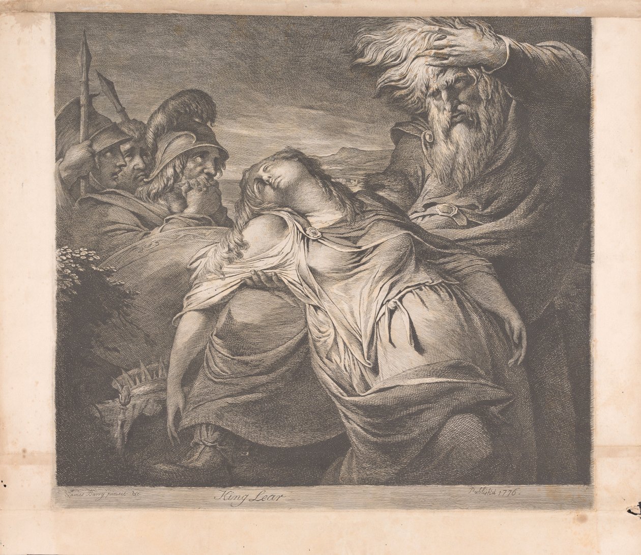 Koning Lear door James Barry