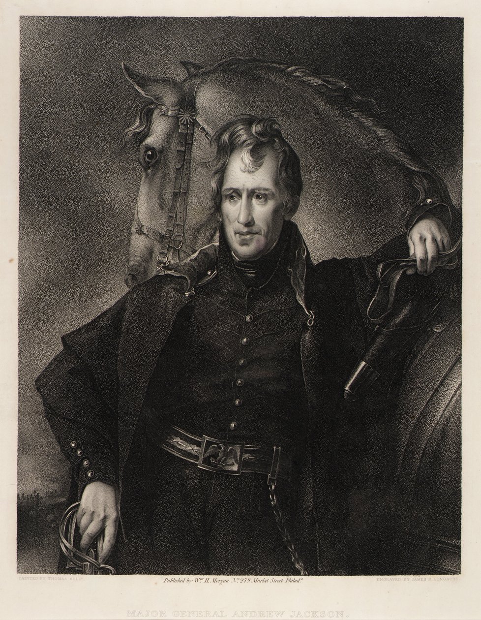 Generaal-majoor Andrew Jackson door James Barton Longacre