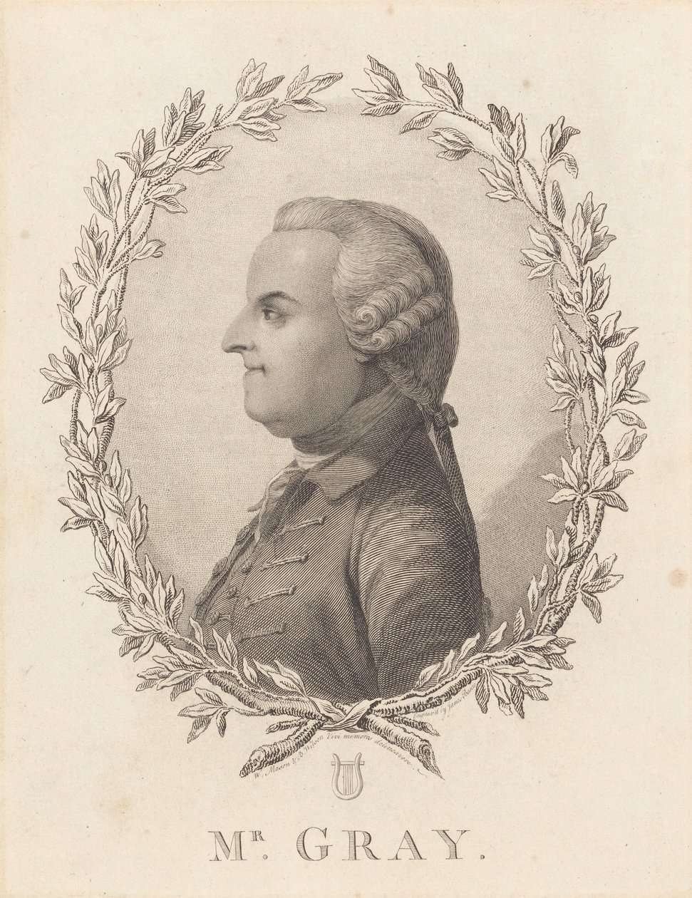 De heer Thomas Gray door James Basire