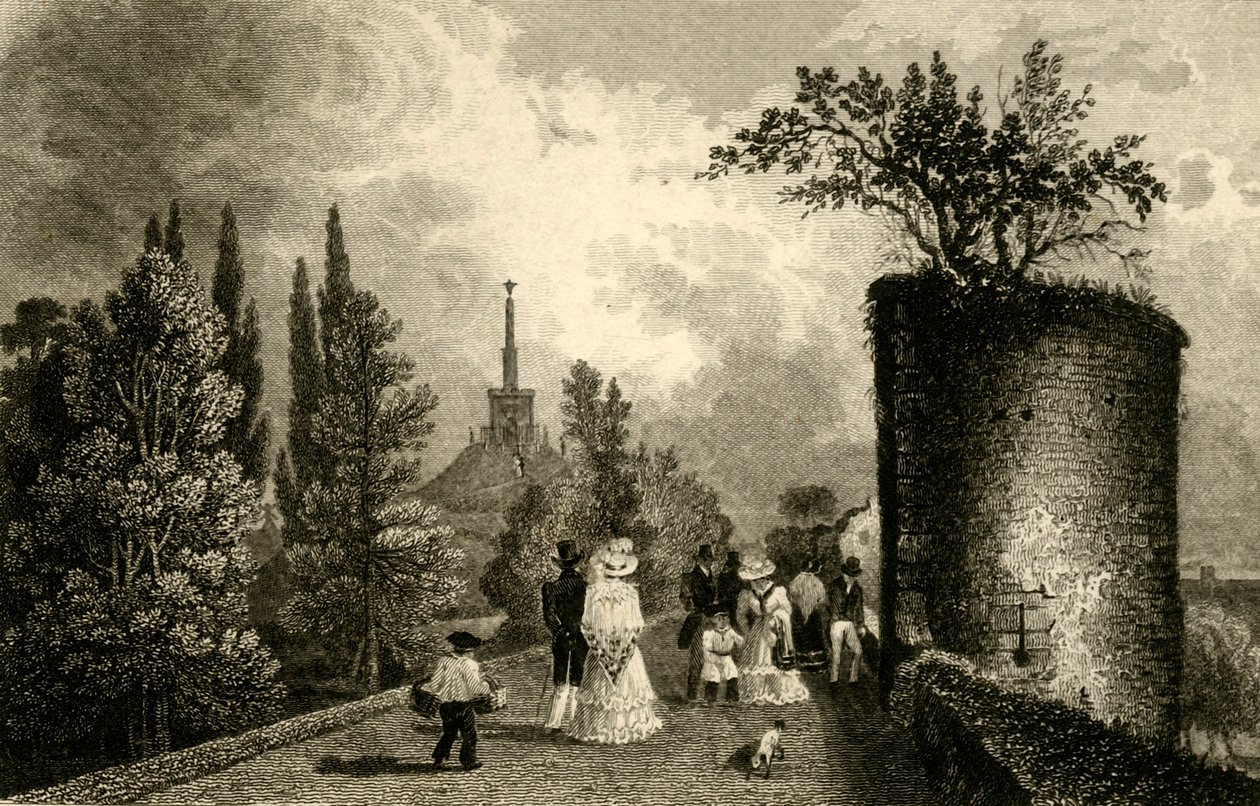 Danejohn Hill, Canterbury, Kent, 1829 door James Baylis Allen