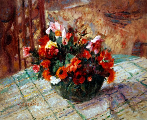 Zomerbloemen door James Bolivar Manson