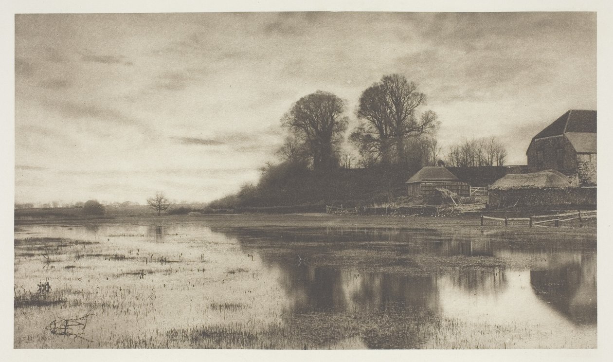 Avond, gedrukt april 1890 door James Booker Blakemore Wellington