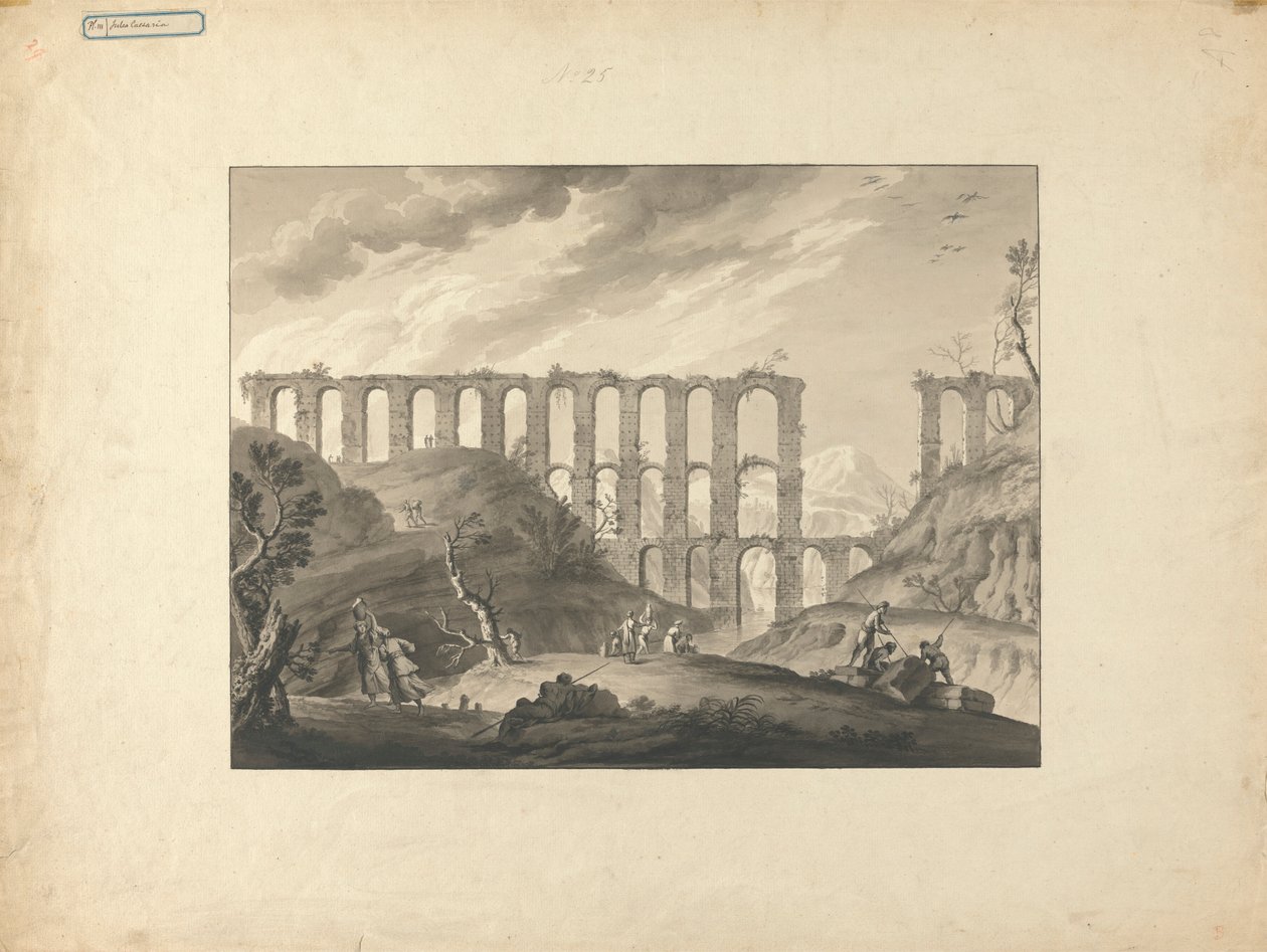 Aquaduct bij Cherchel door James Bruce