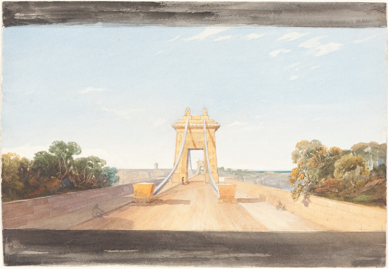 Clifton Suspension Bridge bij Bristol door James Bulwer