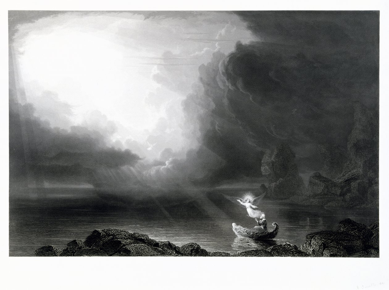 De Reis van het Leven — Ouderdom, ca. 1855 (gravure) door James David Smillie
