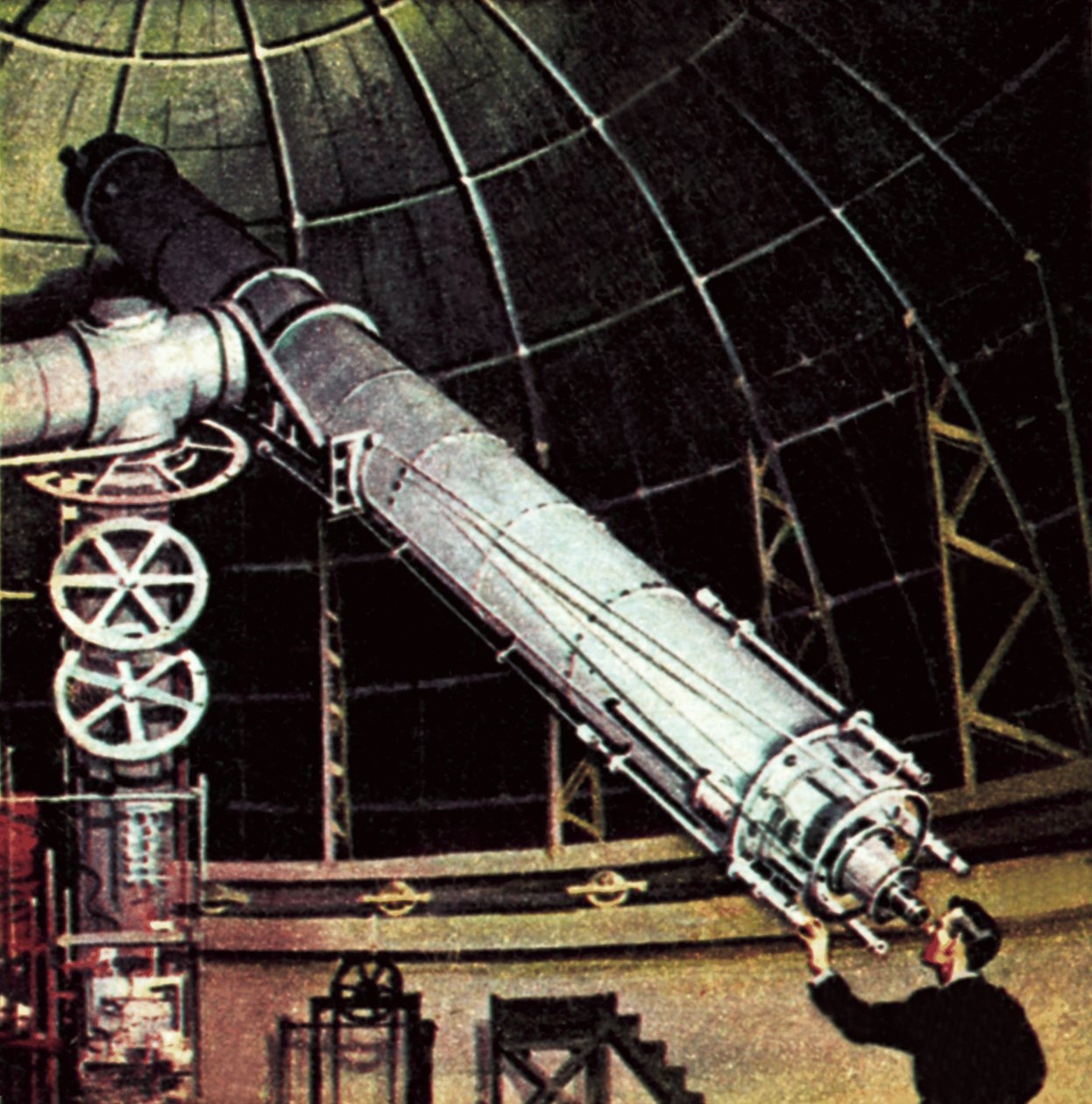 Reuzentelescoop door James Edwin McConnell