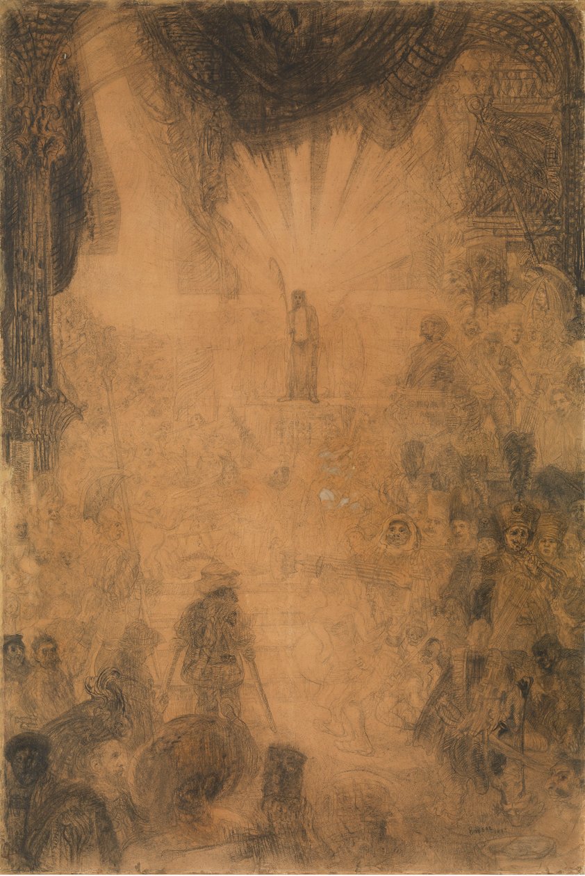 Christus dem Volk gezeigt door James Ensor