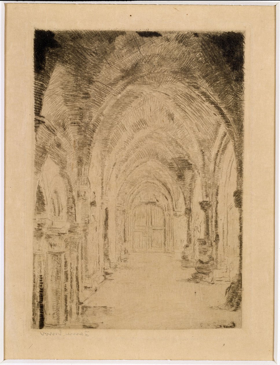 De crypte door James Ensor