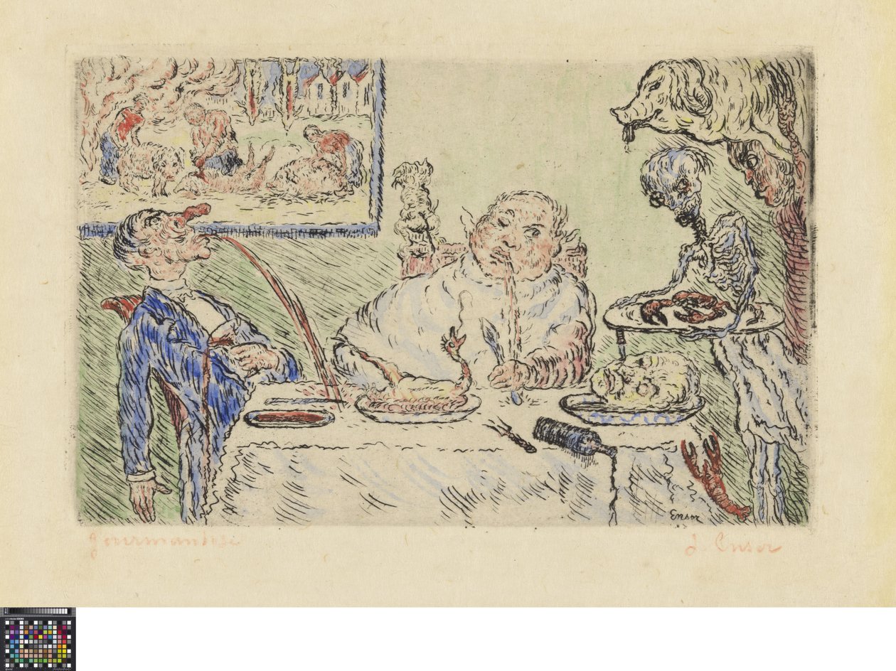 De gulzigheid door James Ensor
