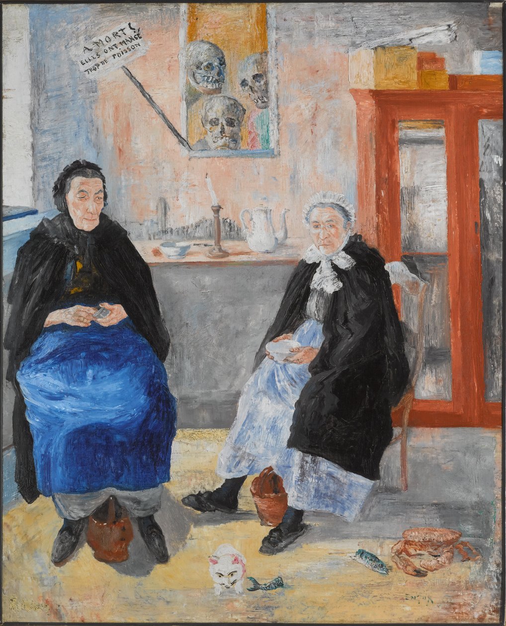 De viswijven door James Ensor
